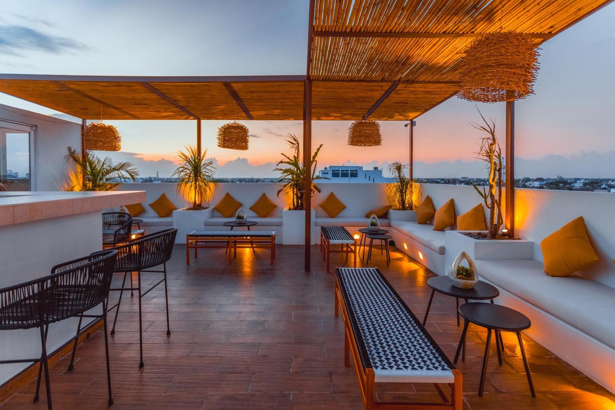 Terrasse Hotel Playa Del Carmen Eksteriør bilde