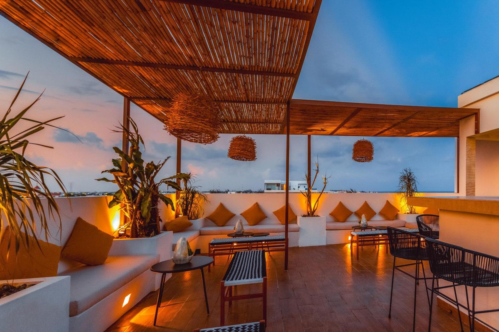 Terrasse Hotel Playa Del Carmen Eksteriør bilde