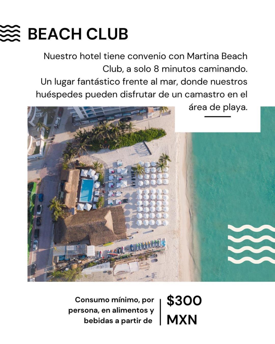 Terrasse Hotel Playa Del Carmen Eksteriør bilde